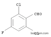 Molecular Structure of 1182709-86-9 (2,6-Dichloro-4-fluorobenzaldehyde)
